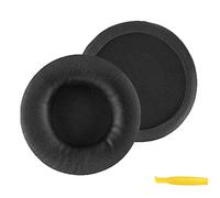 Geekria QuickFit Coussinets d'oreille de Remplacement pour MDR-V55, V500DJ Coussinets d'oreille, Coussinets d'oreille pour Casque, Pièces de réparation pour Oreillettes (Noir)