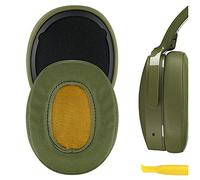 Geekria QuickFit Coussinets d'oreille en cuir protéiné pour Skulcandy Crusher sans fil Over-Ear Skulcandy Crusher ANC antibruit Casque sans fil de remplacement pour oreillette/oreillettes (vert)