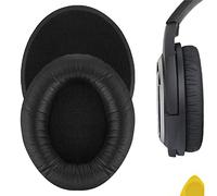 Geekria QuickFit Cuir protéiné Oreillettes de Remplacement pour Sennheiser HD418, HD419, HD428, HD429, HD439, HD438, HD448, HD449 Casque Coussinets d'oreille Coussins, Pièces réparation d'oreillettes