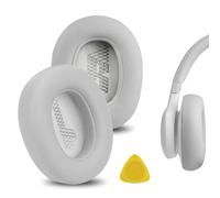 Geekria QuickFit Oreillettes de Remplacement pour JBL Live 650 BTNC, Lifestyle E65BTNC, Duet NC, Live 660 NC, Live 770 NC, Coussinets d’Oreille, Pièces de réparation (Gris)