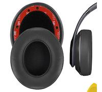 Geekria QuickFit Protein Leather Ear Pads for Studio 3.0, Studio2 (2nd Gen Bluetooth) Wireless Headphones Replacement Earpads/Ear Cushion/Ear Cups, Headset Ear Cover (Shadow Gray)