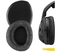 Geekria QuickFit QuickFit Protein Leather pour Casque Senheiser RS160, HDR160, RS170, HDR170, RS180, RS185 RS195, Coussin d'oreille de Remplacement/Oreillettes (sans plaques de Base)