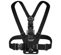 GEEKRIA Sangle de Fixation Poitrine, Harnais réglable, 互換性 avec DJI Osmo Pocket 3, Action 6/5 Pro, Osmo 360, Insta360 AcePro 2, X5/X4 Air, Hero 13, Max 2 (Noir)