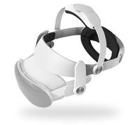 Geekria Sangle de tête confortable compatible avec Vision Pro, sangle de remplacement amovible, coussin doux réduisant le stress du visage, serre-tête ergonomique réglable et durable, accessoires VR