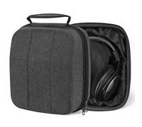 Geekria Shield Case pour Grands Casques Circum-Oreilles - Étui Rigide de Voyage de Remplacement, Compatible Corsair HS70 Pro, Virtuoso Pro, AKG K271 MKII (Gris foncé)