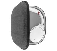 Geekria Shield Coque rigide de rechange pour casque compatible avec Skullcandy Crusher ANC 2/ANC, Supra Hesh 3, Hesh Evo, sac de transport rigide de rechange avec rangement de câbles (gris foncé)