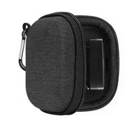 GEEKRIA Shield Étui pour accordeur de Guitare, Housse de Transport Portable, étui de Rangement Rigide pour accordeur avec Espace pour Porte-piolet (Noir)