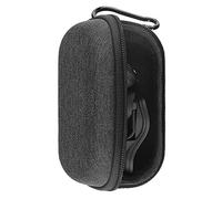 GEEKRIA Shield Étui pour accordeur de Guitare, Housse de Voyage Portable, étui de Rangement pour accordeur à Coque Rigide avec Espace pour Support de médiator (Noir) (Taille L)