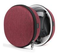 Geekria Shield étui pour Casque Audio Compatible avec Skullcandy Crusher Evo/ANC 2/360, Hesh 3 et Plus, Sac de Transport Rigide de Remplacement avec Rangement des câbles (Moab Red)
