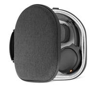 Geekria Shield étui pour Casque Audio, pour Casques Circum-Auriculaires à Plat, étui de Voyage Rigide de Remplacement avec Rangement pour câble, Compatible avec Steelseries, B&W, Skullcandy (Gris)