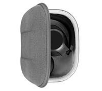 Geekria Shield Étui pour casque compatible avec JBL Tune 770NC/760NC/710BT, Live 500BT, Tour ONE M3 et plus encore, sac de transport rigide de rechange avec rangement de câbles (gris en microfibre)
