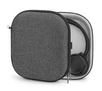 Geekria Shield Étui pour casque compatible avec Sony WH-CH520/CH510, JBL Tune 510BT, AKG Y50BT et plus encore, sac de transport rigide de rechange avec rangement de câbles (gris foncé)