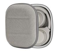 Geekria Shield Étui pour casque compatible avec Sony WH-XB910N, WH-XB900N, MDR-1000X, coque rigide de rechange avec rangement de câbles (marron clair)