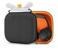 Geekria Shield Étui pour casque compatible avec SteelSeries Arctis Nova Pro, Sony WH-1000XM5, JBL Tour ONE M3, coque rigide de rechange avec rangement de câbles (gris foncé)