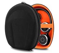 Geekria Shield Étui pour Casque pour Casque Supra-auriculaire Plat, Coque Rigide de Remplacement, Sac de Transport de Voyage Compatible avec Les Casques Skullcandy, Mpow, Shure, Sennheiser (Noir)