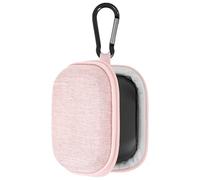 Geekria Shield étui pour écouteurs Compatible avec JBL Vibe Buds 2, Tune Beam, Vibe Beam 2, Tune Buds 2 True Wireless, Coque Rigide de Voyage de Rechange avec Rangement câble (Rose)