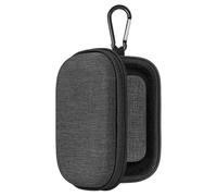 Geekria Shield Étui pour écouteurs compatible avec Sennheiser Momentum Sport, écouteurs sans fil, coque rigide de rechange avec mousqueton (gris foncé)