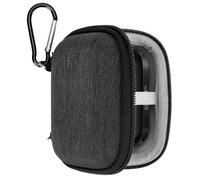 Geekria Shield - Étui pour écouteurs compatibles avec JVC HA-A10T, nouveaux écouteurs sans fil Marshmallow True sans fil, coque rigide de rechange avec clip mousqueton (gris foncé)