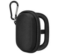 Geekria Shield - Étui pour écouteurs sans fil compatible avec Apple AirPods 4/3/2/Pro 2, coque rigide de rechange avec mousqueton, portable, étanche (noir)