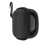 Geekria Shield Étui Rigide pour Samsung Galaxy Buds3 FE, Buds3 Pro et Buds2, étui de Protection avec Poche en Maille, Mousqueton, Voyage, Gris foncé