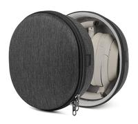 Geekria Shield Headphones Case Compatible with Sony WH-1000XM6, WH-1000XM4, WH-1000XM3, WH-H910N, WH-H900N, Replacement Hard Shell Travel Carrying Bag with Cable Storage (Dark Grey)