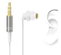 GEEKRIA Sleep Bouchons d'oreilles, écouteurs Mono 2,9 Pieds / 90 cm, écouteurs à Isolation phonique, écouteurs sans enchevêtrement 3,5 mm pour dormeurs latéraux (sans Micro/Blanc)