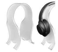 GEEKRIA Sony wh1000xm4 Headphone Stand, Acrylic Omega Headset Holder, Desk Display Hanger, for Large Headphones Like AKG, Sennheiser, JBL, ATH, Bose Studio Headphones (L Frosted)