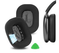Geekria Sport Coussinets d’Oreille de Rechange à Gel Refroidissant pour Apple AirPods Max (A3184) (A2096) Casque, Pièces de Réparation (Noir)
