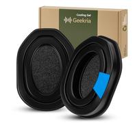 Geekria Sport Coussinets d’Oreille de Remplacement Cooling-Gel compatibles avec Walker’s Razor Compact Electronic pour Muffs Jeunesse/Femmes, Casque, Pièces de réparation (Noir)