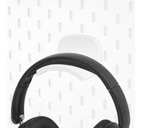 Geekria Support Casque pour Panneau à Grille, Porte-Casque pour IKEA Skadis, Support/Crochet pour Casque pour Maison/Bureau, Organisation Électronique (Blanc)
