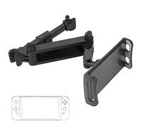 GEEKRIA Support d'appui-tête de Voiture, Support d'appui-tête réglable en Angle Compatible avec Nintendo Switch/Switch OLED, Accessoires de Jeu Support Universel pour siège arrière de Voiture