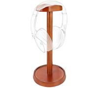 Geekria Support de Casque en Bois pour Casques Circum-Auraux, Support Gaming avec Base de Rangement, Étagère Bureau Compatible avec Sennheiser, Bose, Beats, Razer, HyperX, Sony (Noyer)