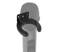 Geekria Support mural pour microphone pour créateurs, support de rangement filaire et sans fil, design peu encombrant pour la maison, le bureau, le studio d'enregistrement, installation facile (noir)