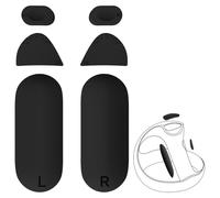 Geekria Tapis antidérapant en Silicone Compatible avec Sony PSVR 2, PlayStation VR2 Grip Covers, Controller Handle Protector Sticker, Button Protection Pad Kit (Noir)