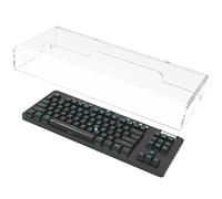 Geekria Tenkeyless TKL Clear Acrylic Keyboard Dust Cover for Mechanical Gaming Keyboard 80% Compact 87 Keys Wireless Gaming Computer, Compatible with Logitech G Pro, G915 TKL.