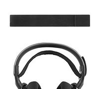 Geekria Tissu Flexible Bandeau de Remplacement Compatible avec SteelSeries Arctis 7, Arctis 9X, Arctis Pro Casque Bandeau de Protection, Pièce de Rechange de Réparation(Noir)