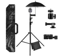 Geekria Trépied Caméra Sportive de 3,1 m avec Kit de Montage, Support d’Enregistrement IA Réglable pour Football, Compatible avec XbotGo, Veo, Trace, Pixellot, Hudl, Ballercam, SOLOSHOT