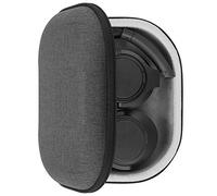 Geekria UltraShell Case Compatible avec Les écouteurs Audio-Technica ATH-SR50BT, ATH-SR30BT, ATH-ANC900BT, Sac de Transport de Protection Rigide de Remplacement avec Rangement pour câble (Gris foncé)