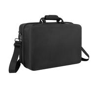 Geekria UltraShell Case for PS5 Console Dual Controller, Replacement Protective Hard Shell Travel Carrying Case with Room for PlayStation 5 Games, Gaming Headset, Accessories (Black)