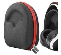 Geekria UltraShell Étui pour Casque Compatible avec 5 PS5 Pulse 3D, Coque Rigide de Rechange avec Rangement pour câbles (Gris foncé)