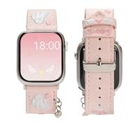 GeekShare Bracelet de montre brodé Oxford compatible avec Apple Watch Series 1-9 SE 42/44/45 mm, bracelet de rechange réglable pour homme et femme - Série Star Wings