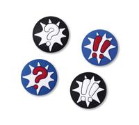 GeekShare Capuchons de joystick en silicone avec motif de choc de dessin animé, compatible avec Switch/OLED/Lite - Ponctuation