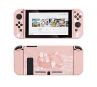 GeekShare Coque de Protection Compatible avec Nintendo Switch, Coque Fine en TPU Souple pour Console Switch et Joy Con (Lapin cuit à la Vapeur) [Jeu vidéo]