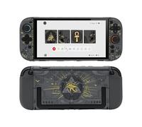 GeekShare Coque de protection compatible avec Switch 2, coque fine en polycarbonate rigide pour console de jeu Switch 2 et manettes de manette - Royaume mystique