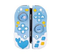 GeekShare Coque de Protection pour manettes Switch Joy Con, Coque de Protection en Silicone Souple Compatible avec Les manettes Switch Joy Cons, fête de Requin
