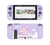 GeekShare Coque de Protection pour Nintendo Switch, en TPU Souple, Mince, Compatible avec Console Nintendo Switch et Joy Con (Ice Cream Cat) [Jeu vidéo]