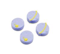 GeekShare Lot de 4 housses de joysticks en silicone pour Joy-Cons - Compatibles avec Switch 2025 - Violet Planet