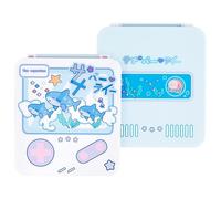 GeekShare Portable Switch Game Card Case-Switch Game Holder Case with 12 Game Card Slots-Game Card Cartridge Carrying Box Compatible avec Switch - Shark Party