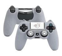GeekShare Skin de Manette de PS4 en Silicone antidérapant pour Manette de PS4 Slim/Pro - Gris
