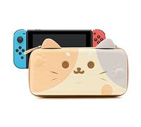 GeekShare Tricolor Cat Carry Case Compatible with Nintendo Switch - Portable Hardshell Large Capacity Travel Carrying Case fit Switch Console and Accessories [Video Game]